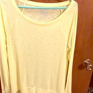Neon yellow long sleeve t